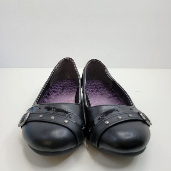 Wonder Kids Kathy Girl's Flats Slip Resistant Black US Size 1 NIB - Picture 6 of 11